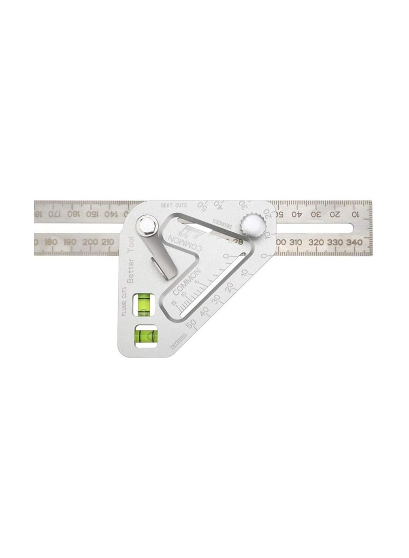 Multifunctional woodworking triangle ruler angle ruler revolutionary carpentry tool measuring tools  - Image 4