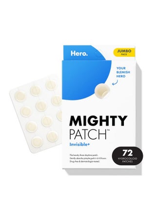 Mighty Patch™ Invisible+ Patch - The Barely-There Daytime Hydrocolloid Acne Pimple Patch for Covering Zits and Blemishes, Tapered Edges Designed to Blend Into Skin (72ct) - pzsku/ZDA87EC8D08FD436FA7C0Z/45/1745224349/c8a87005-aea6-4997-8216-54a99a643bb7