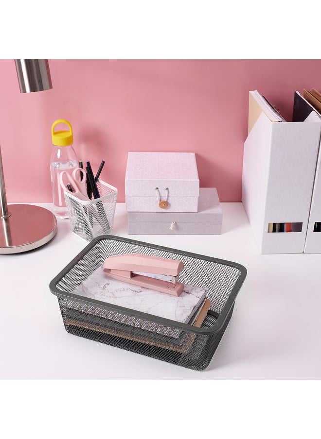 Generic Mesh storage box, dark grey, 20x30x10 cm  - Image 2