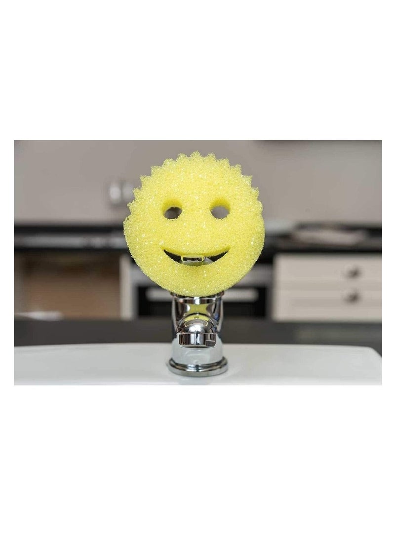 Scrub Daddy - Flex texture Sponge, Soft in Warm Water, Firm in Cold, Deep Cleaning, Dishwasher Safe, Multi-use, Scratch Free, Odor Resistant, Functional, Ergonomic- 1 Count - Image 1