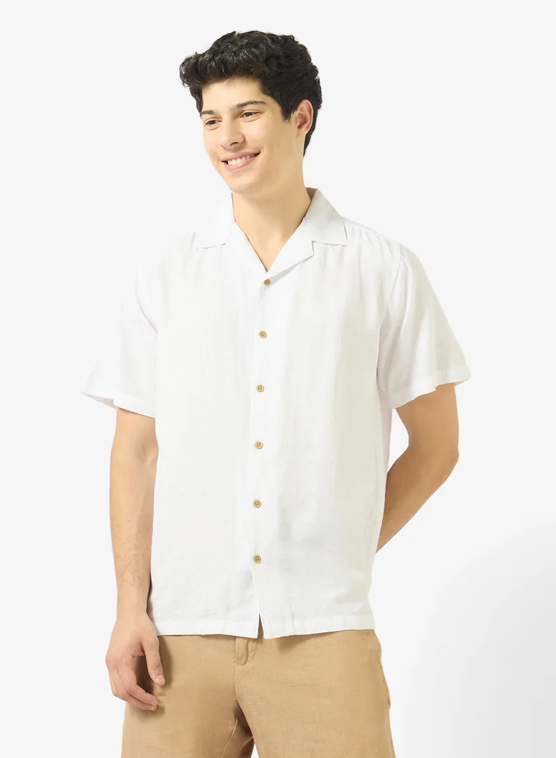 Ripples Mens Resort Collar Shirt