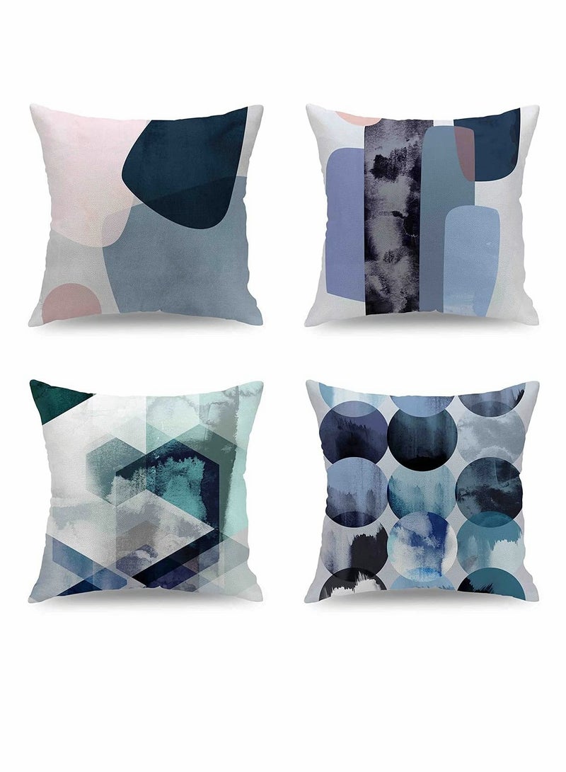 SYOSI Decorative Pillow And Cover Set, 4 Pcs 18 X 18 in - Image 1