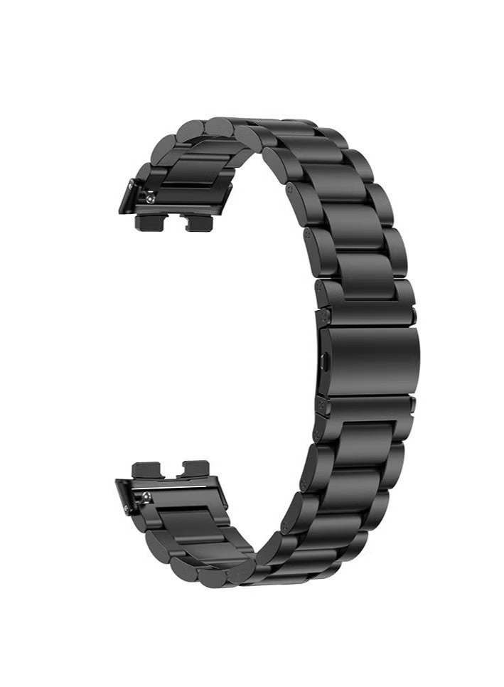 Suitable For Huawei Band 8/9 Universal Three Bead Metal Watch Strap - Image 3