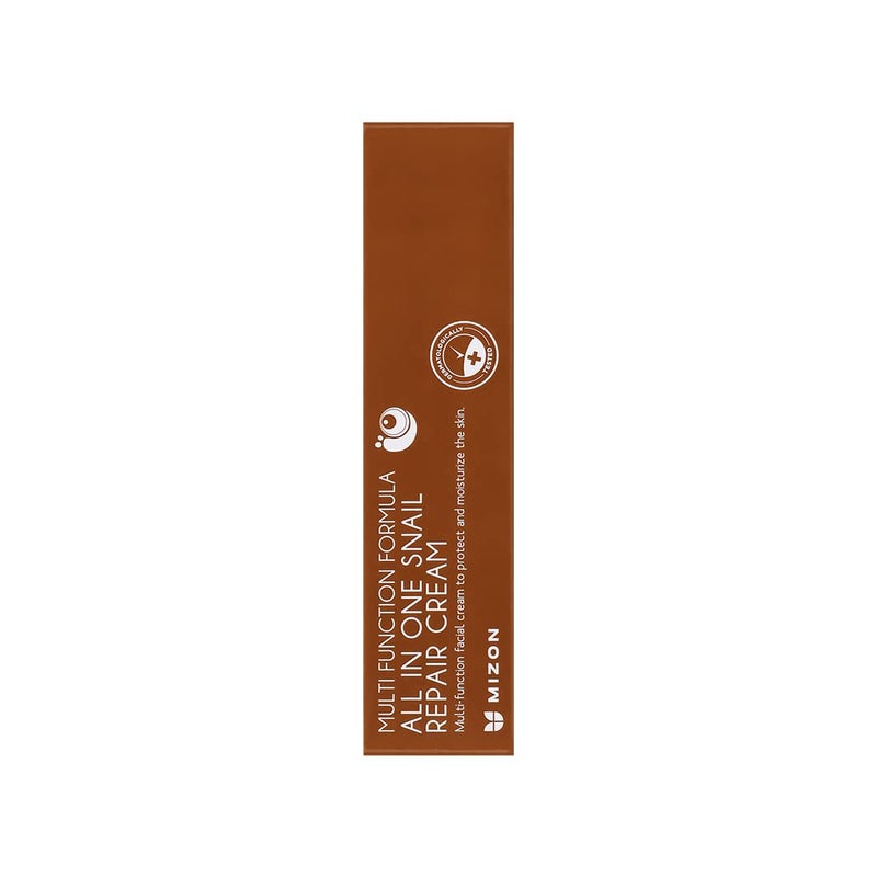 MIZON All in One Snail Repair Cream Snail Line Face Moisturizer Snail Mucin Extract Wrinkle Care Blemish Care Without Stickiness Korean Skincare 35ml118oz - Image 2