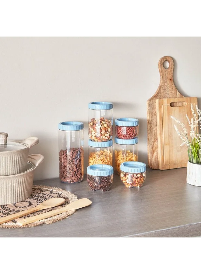 Home Box Spectra 7-Piece Stack And Store Jar Set 1.5 L