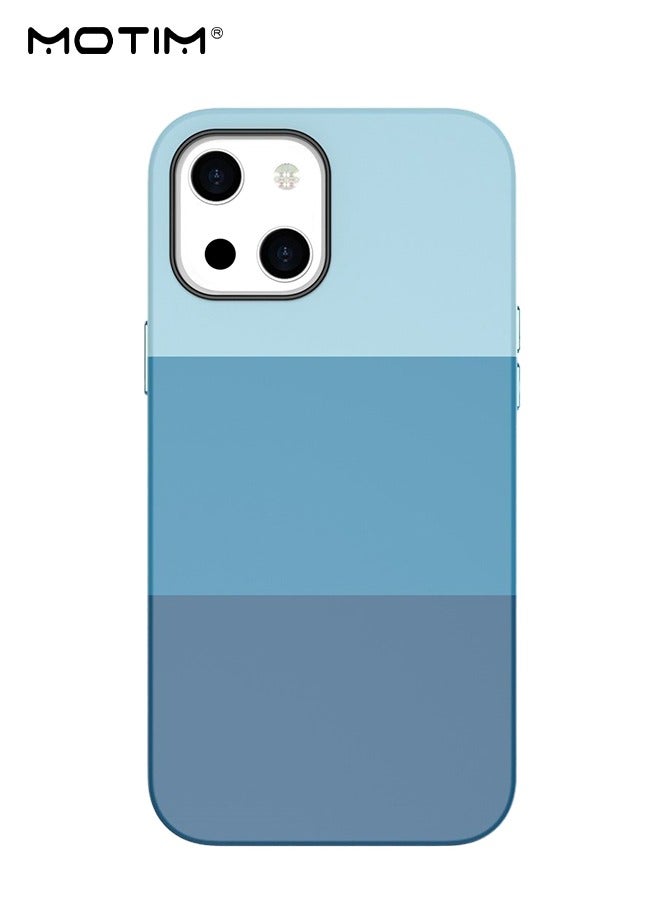 Motim iPhone 14 /14 Plus Protective Case Leather Case, Multicolor Full-Body Protection Slim Shockproof Anti-Scratch Phone Case, Multicolour - Image 1