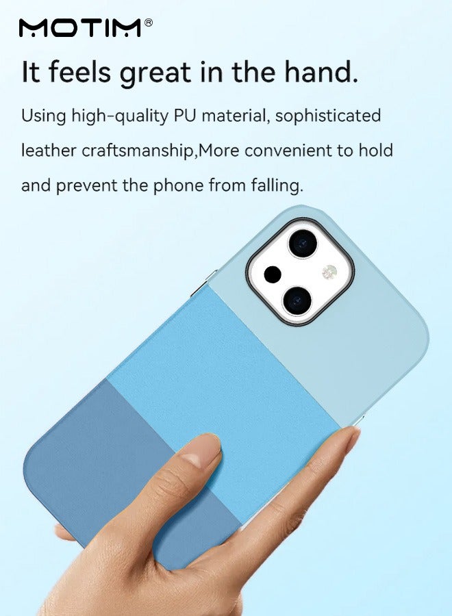 Motim iPhone 14 /14 Plus Protective Case Leather Case, Multicolor Full-Body Protection Slim Shockproof Anti-Scratch Phone Case, Multicolour - Image 3