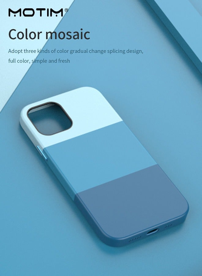 Motim iPhone 14 /14 Plus Protective Case Leather Case, Multicolor Full-Body Protection Slim Shockproof Anti-Scratch Phone Case, Multicolour - Image 4