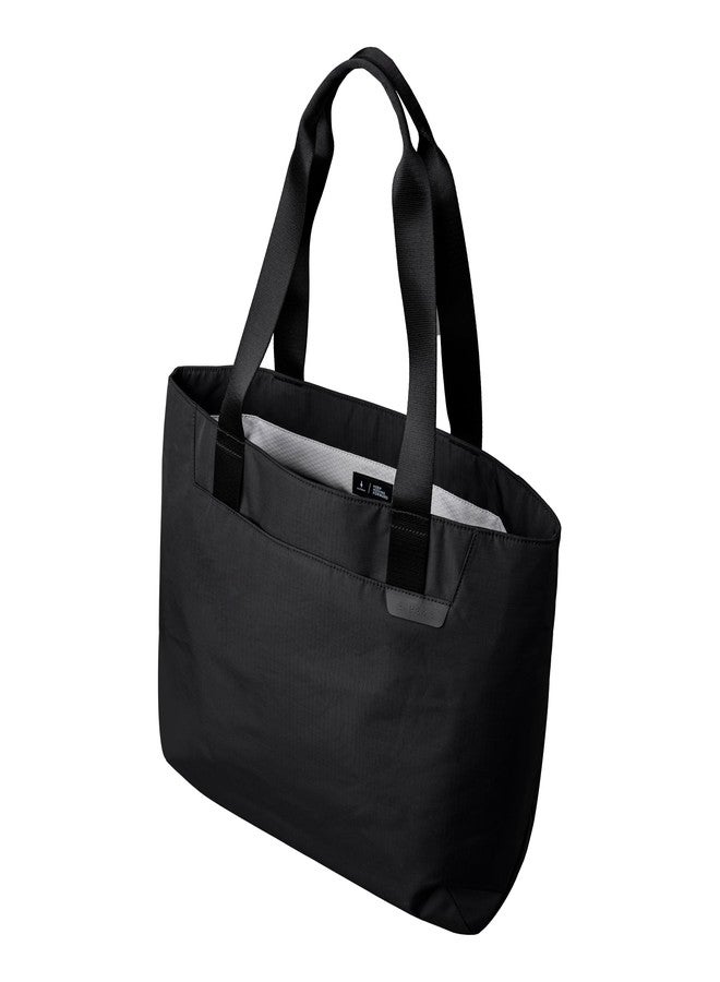 ALPAKA Elements Tote 20 L - Spacious Interior Tote Bag with Foldable,Semi-padded Sleeve fits 16" Laptop, Built In Bottle Pocket,Magnetic Closure,Waterproof Fabric,Carabiner Loops,Black Axoflux 210D - Image 1