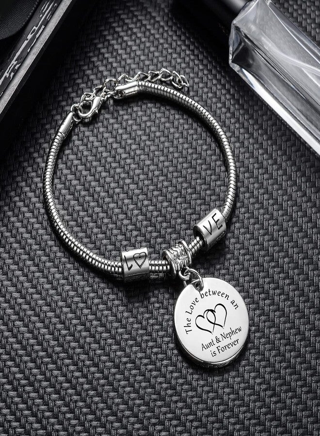 YEEQIN Aunt Nephew Bangle Bracelet Gifts For Aunt From Nephew - Image 3