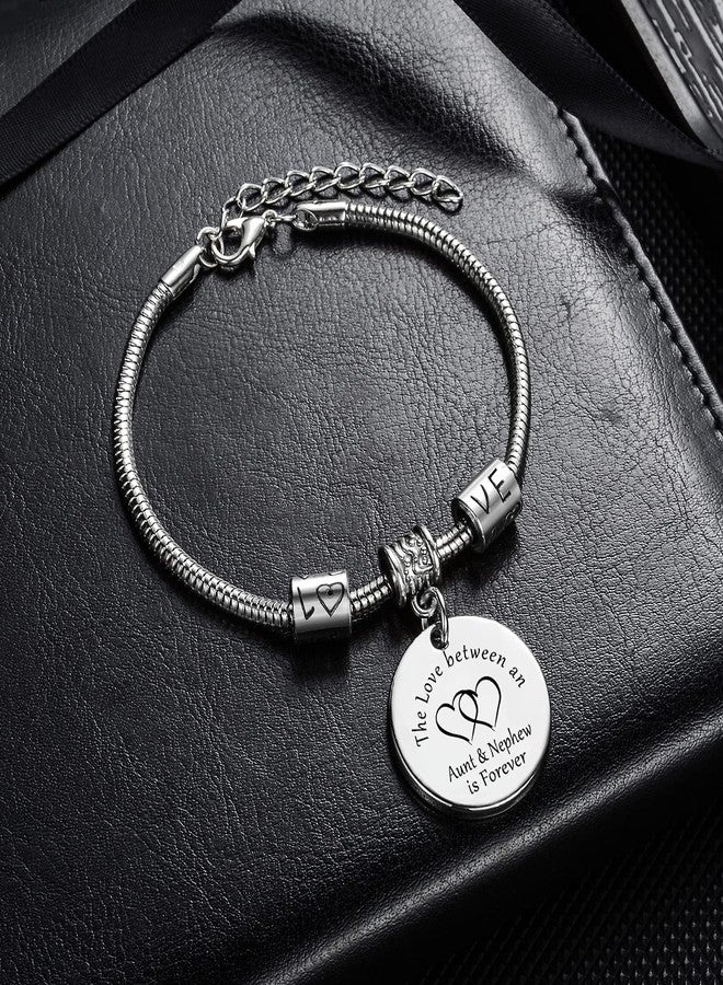 YEEQIN Aunt Nephew Bangle Bracelet Gifts For Aunt From Nephew - Image 4
