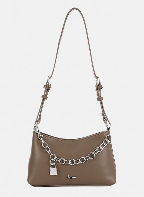 LID-DVTV-059 Decorative Zipped Shoulder Bag