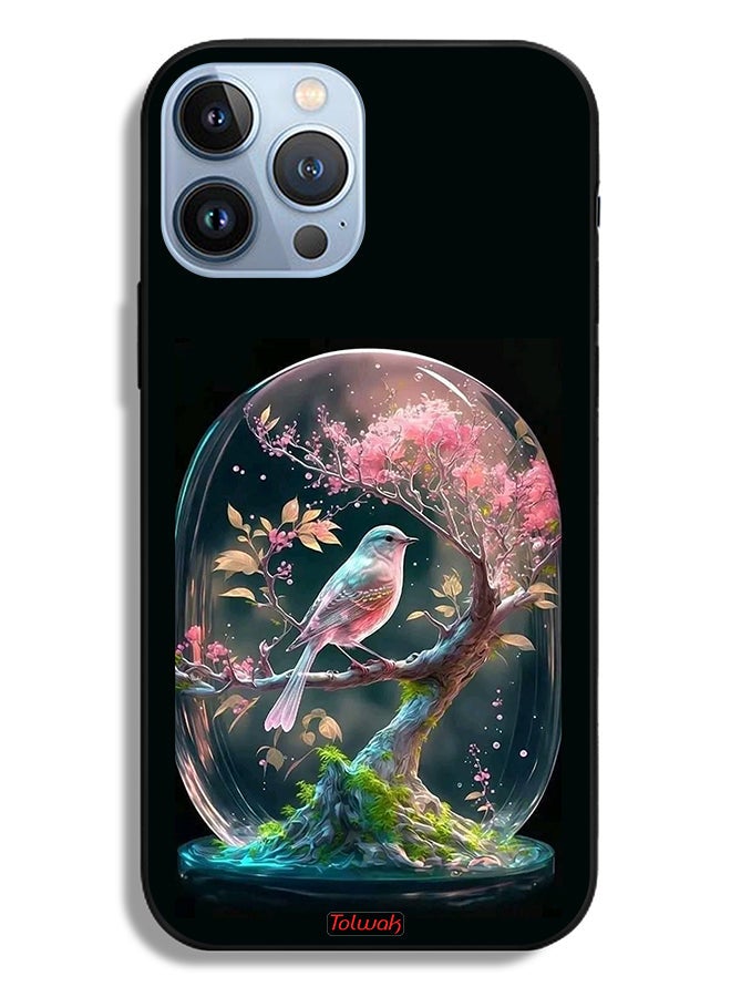 Tolwak Apple iPhone 13 Pro Max Protective Case Bird In Jarr - Image 2