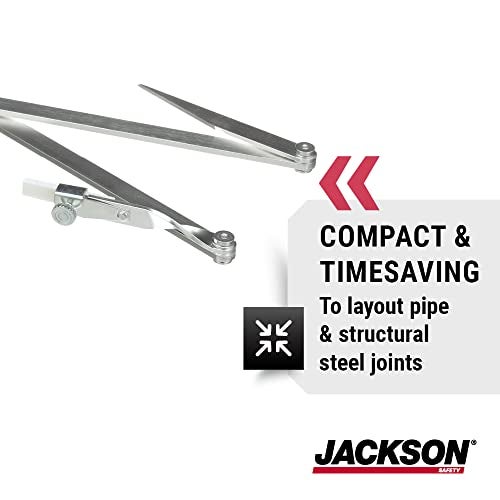Jackson Safety علامة قياس نصف القطر من جاكسون سيفتي - ألمنيوم، حتى 24 بوصة نصف القطر - حجم قياسي - Image 2