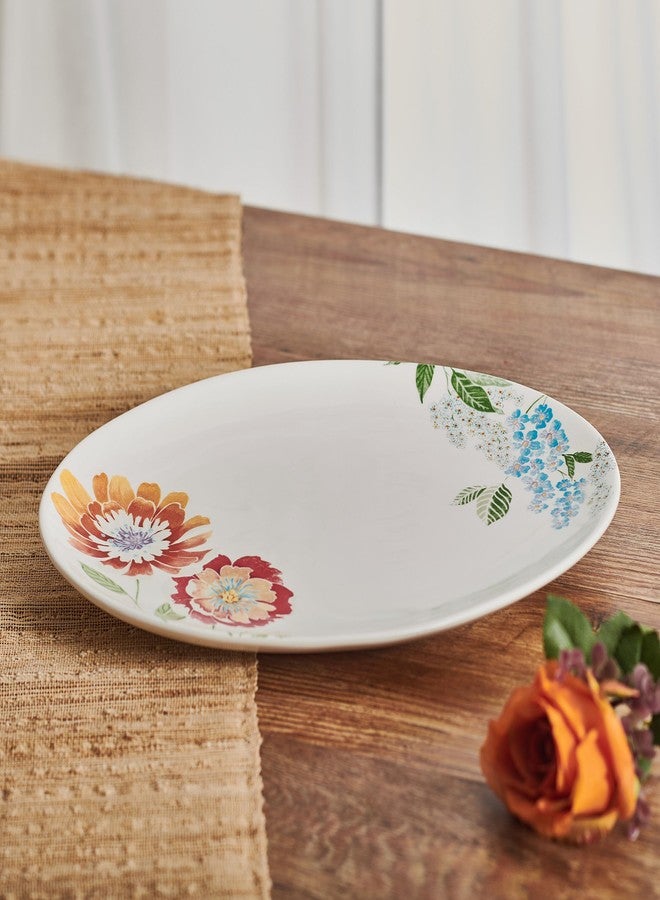 Fitz & Floyd Fitz and Floyd Meadow Floral Serving Platter, 14 Inch - Image 5