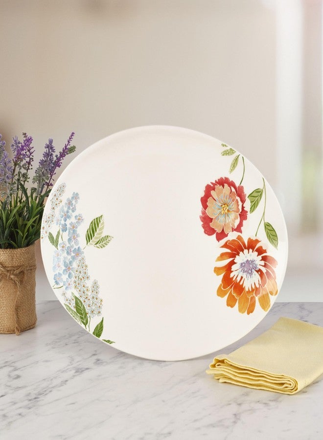 Fitz & Floyd Fitz and Floyd Meadow Floral Serving Platter, 14 Inch - Image 3