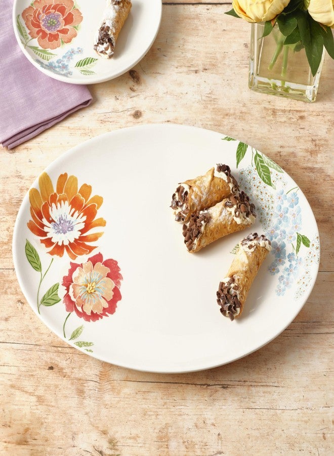 Fitz & Floyd Fitz and Floyd Meadow Floral Serving Platter, 14 Inch - Image 4