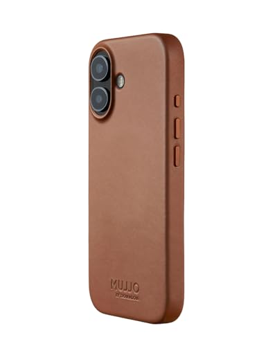 Mujjo Leather Case for iPhone 17 MagSafe Compatible Tan - Image 1