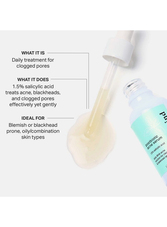 Cocokind Postbiotic Acne Serum, Salicylic Acid Serum and BHA Liquid Exfoliant - Exfoliating, Brightening and Hydrating Serum - Image 2