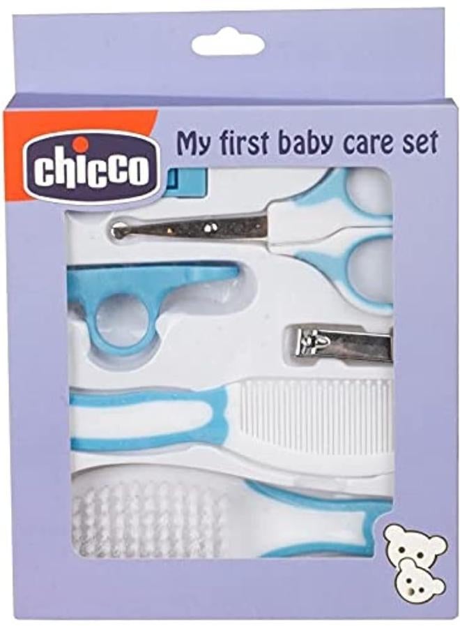 مجموعة العناية بأظافر وشعر الأطفال - أزرق