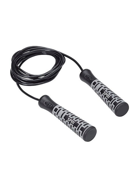 SPRI Sure‑Grip Adjustable Speed Rope – 9 ft Kink‑Free Jump Rope with Sure‑Grip Foam Handles