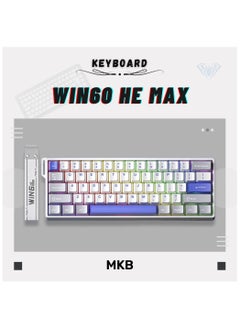 AULA Aula WIN60 HE Magnetic Keyboard – 8000Hz Polling, RGB Lighting, Adjustable Actuation, Hall Effect, Rapid Trigger, Multi-Tap  - Image 1