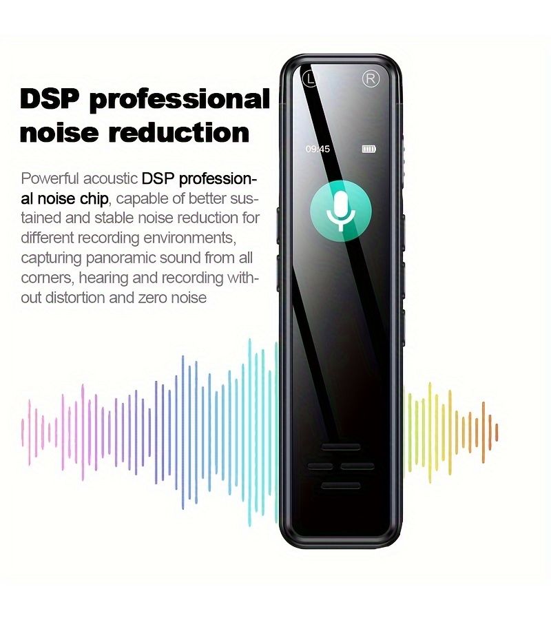 Digital Voice Recorder 32GB Speaker MP3 Player USB C Noise Reduction - Image 5