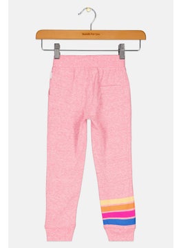 CONVERSE Toddlers Girl Brand Logo Jogger Pants, Pink  - Image 2