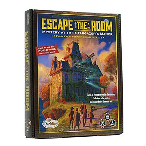 ThinkFun Escape The Room Stargazer's Manor - A Thrilling Escape Room Game in a Box for Ages 10 and Up | Enhances Logical Reasoning | Perfect for Family Game Night | Ideal Gift for Puzzle Lovers - Image 1