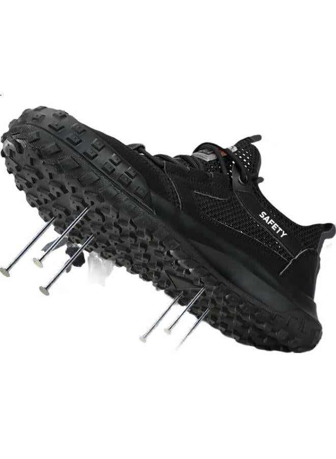 Jingtu Men'S Summer Breathable Steel Toe Cap Anti-Smashing Anti-Piercing Lightweight Anti-Odor Work Safety Shoes 3015 Size 41 - Image 3