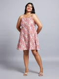 جلو باص pink floral