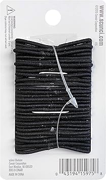 Scunci NoDamage Small Elastics Black 34Count per pack 1Pack - Image 2