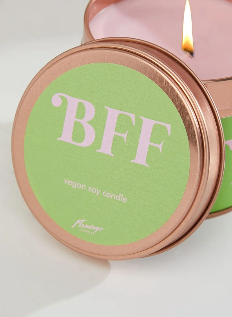 Flamingo Candles Bff Tin Candle