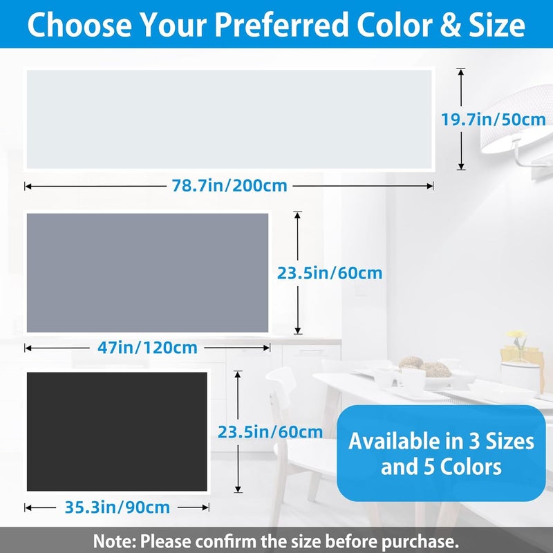 AECHY Extra Large Silicone Mat 35.3"x23.5"x0.08", Multipurpose Silicone Mat Thick Heat Resistant Mat Shipped Rolled Up Kitchen Counter Mat Nonslip Silicone Mats for Kitchen Counter Translucent - Image 2