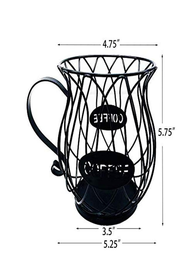 KiaoTime Coffee Pods Holder Storage Basket Espresso Coffee Pods Keeper Organizer Kitchen Counter Storage Holders for Capsules, Small - Image 4