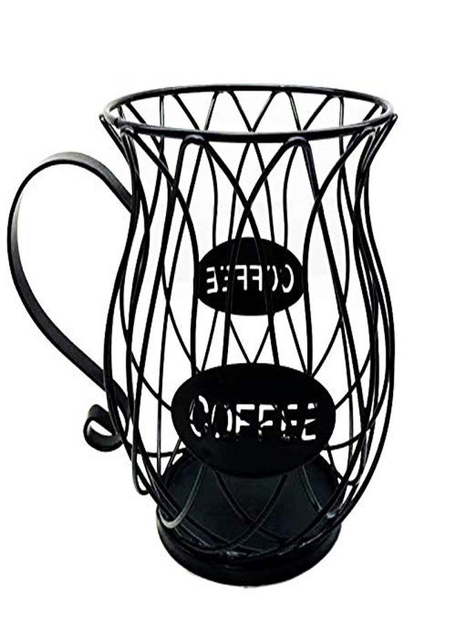 KiaoTime Coffee Pods Holder Storage Basket Espresso Coffee Pods Keeper Organizer Kitchen Counter Storage Holders for Capsules, Small - Image 1