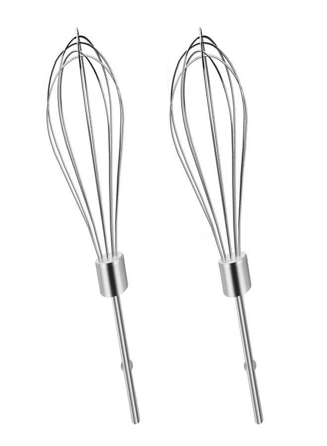 RO6G Hand Mixer Whisk for Kitchenaid Hand Mixer Attachments KHMPW,KHM7210, KHM512, KHM3, KHM5, W10720799 Stainless Steel Kitchenaid Whisks Attachments - 2 Pack - Image 1
