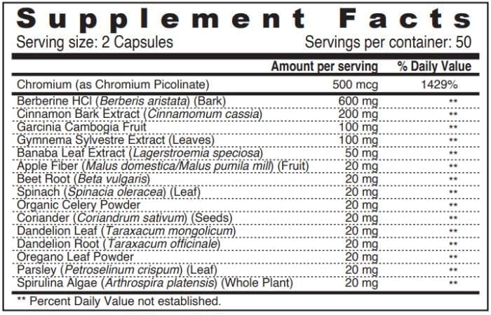 SUNSHINE NUTRITION Berberine Supplement 600mg – Supports Blood Sugar, Cholesterol & Metabolism – 100 Capsules - Image 2