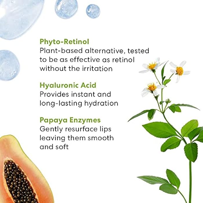 bareMinerals Ageless Phyto-Retinol Lip Mask with Plant-Based Retinol Alternative + Hyaluronic Acid, Leave-On Lip Sleeping Mask, Vegan - Image 4