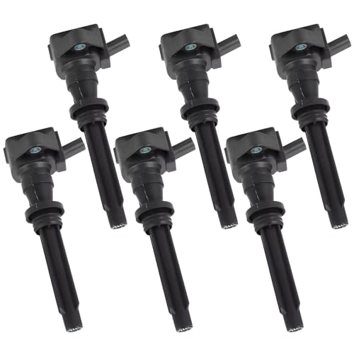 N51WSTAR Ignition Coil Packs Set Of 6 Compatible With Land Rover Discovery 4 5 LR4 Range Rover Range Rover Sports Velar FOR JAGUAR F-PACE XE XF XFL XJL 3.0T V6 306PS Replacement For UF730 LR035548 - Image 1