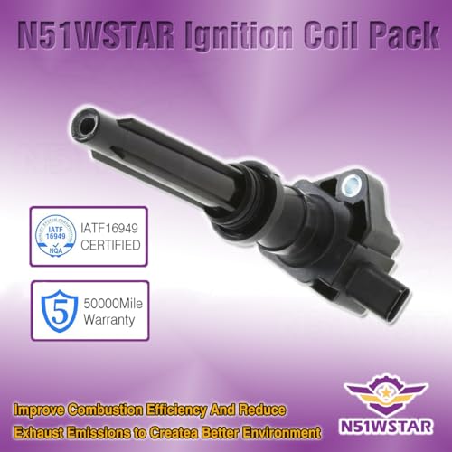 N51WSTAR Ignition Coil Packs Set Of 6 Compatible With Land Rover Discovery 4 5 LR4 Range Rover Range Rover Sports Velar FOR JAGUAR F-PACE XE XF XFL XJL 3.0T V6 306PS Replacement For UF730 LR035548 - Image 2