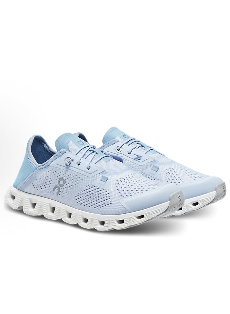ON cloud 5 coast casual sneakers blue and white  - Image 3