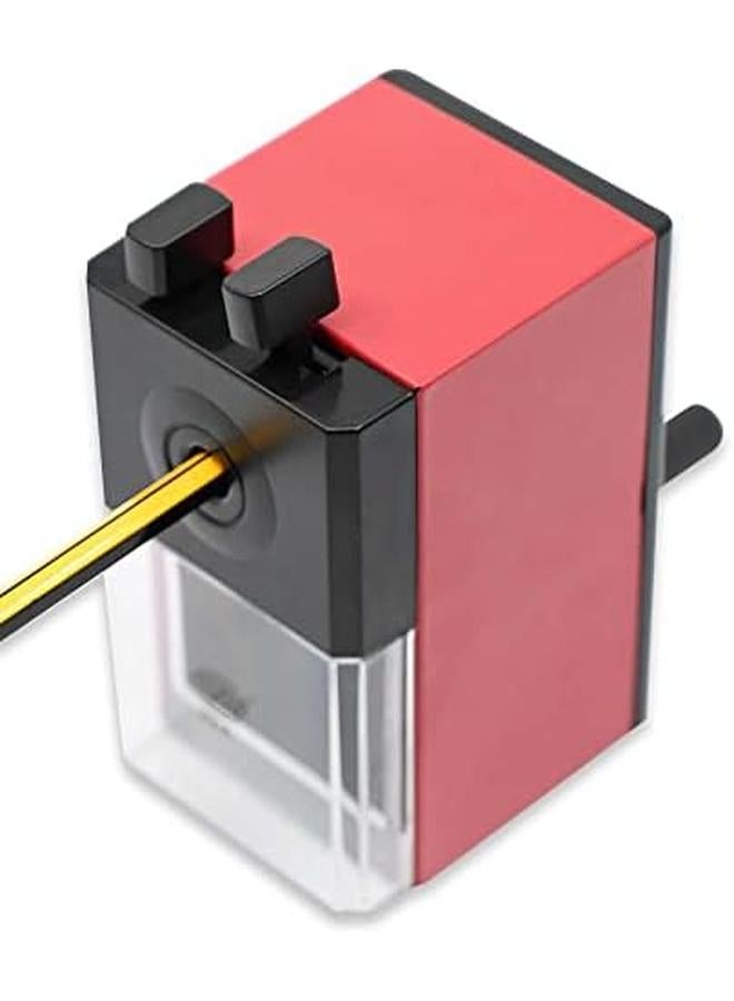 FIS Fssp30La Table Metal Pencil Sharpener Large Black Red - Image 3