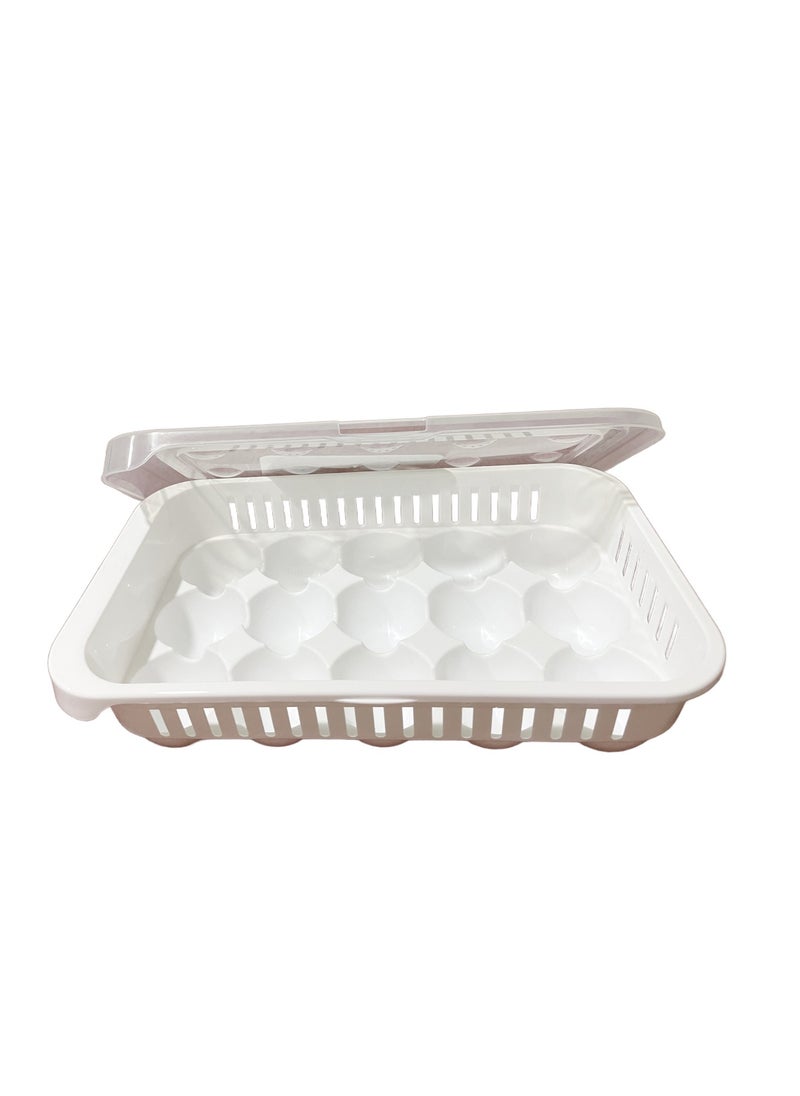 MAXQON 15 Eggs Storage Tray Premium Quality Fridge Organiser  - Image 2