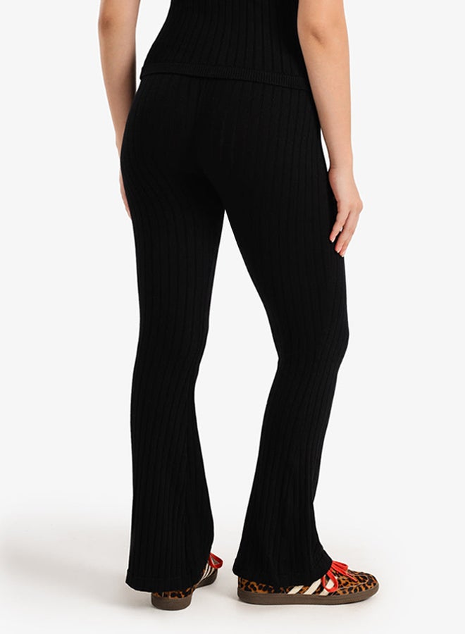 Carina Ribbed Flare Leggings - Image 3