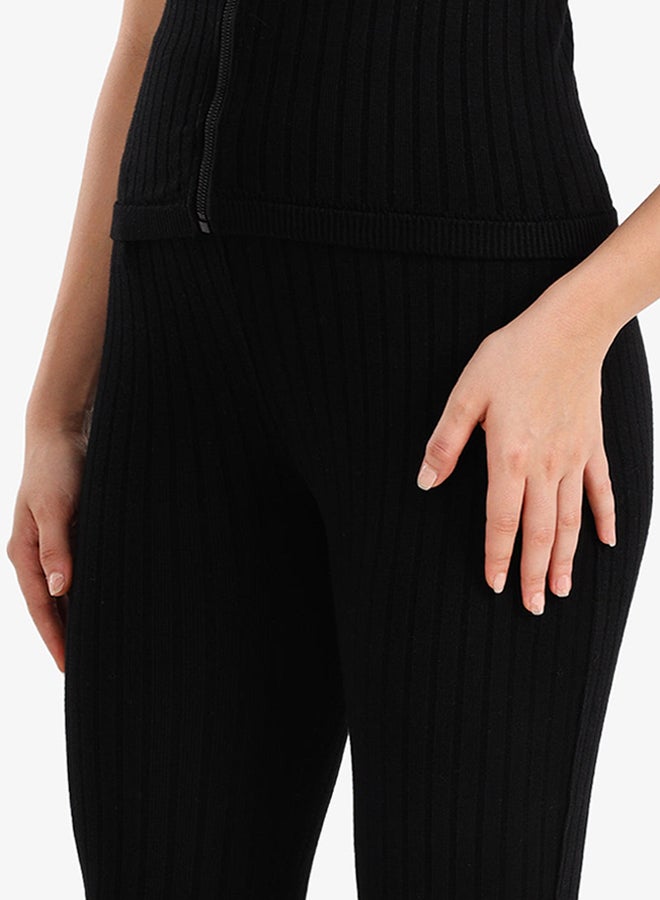 Carina Ribbed Flare Leggings - Image 4