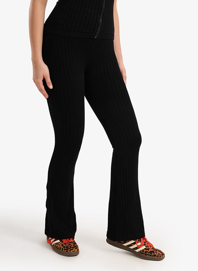 Carina Ribbed Flare Leggings - Image 2