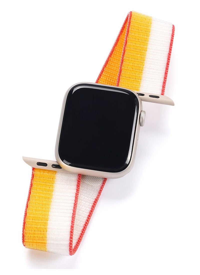 دوكس دوتشيز Dux Ducis Strap Watch 7 Band 7/6/5/4/3/2 / SE (41/40 / 38mm) سوار معصم سوار الإسورة أبيض (إصدار رياضي)  - Image 3