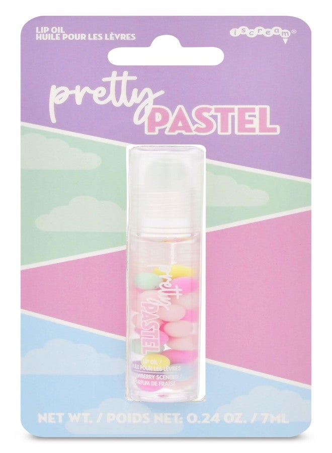 iscream Pretty Pastel Strawberry Scented Roll On Lip Oil - Image 1