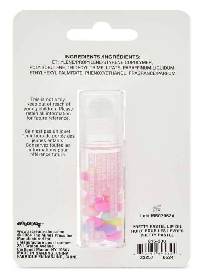 iscream Pretty Pastel Strawberry Scented Roll On Lip Oil - Image 4